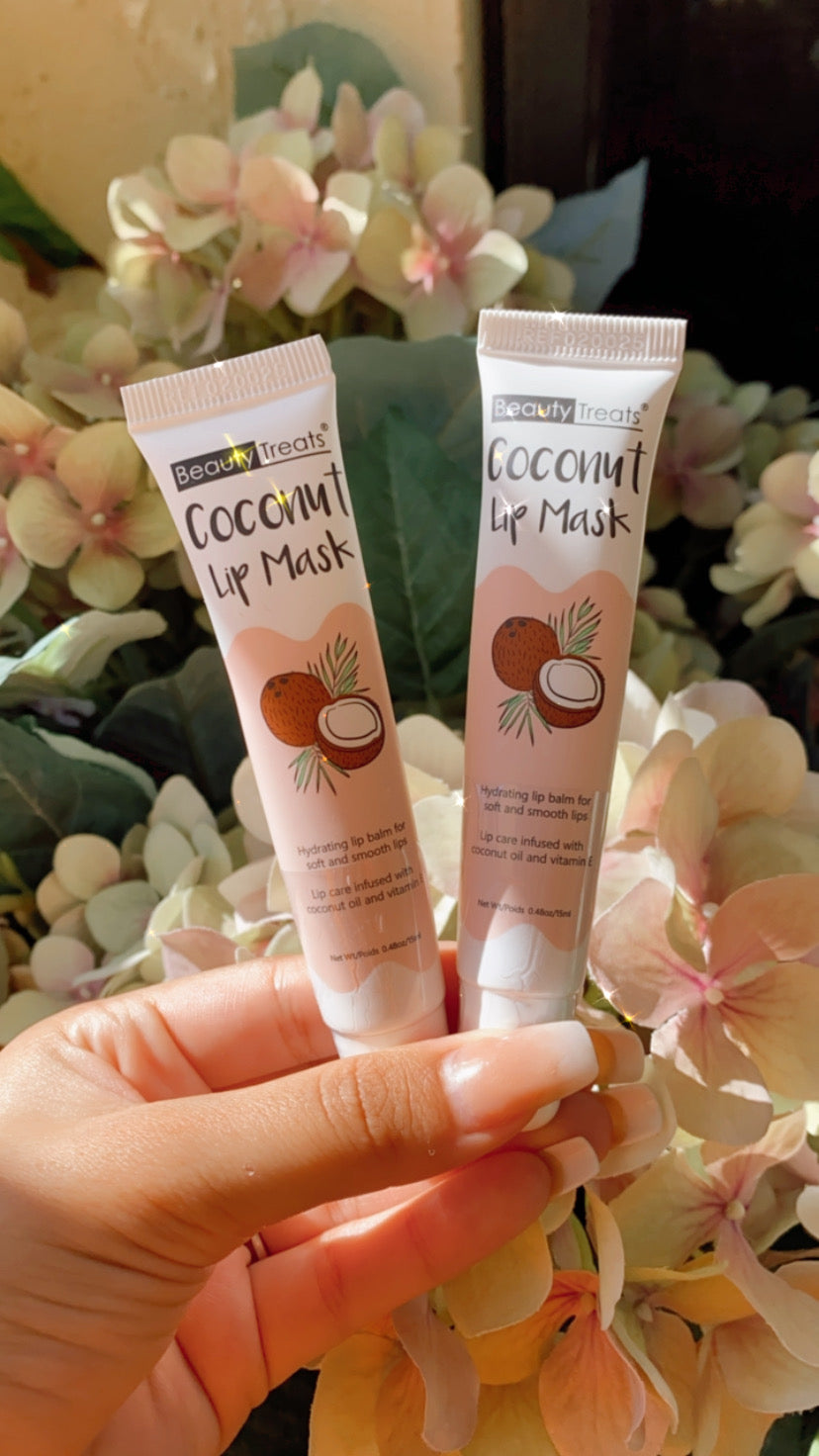 Beauty Treats Coconut Lip Mask Hydrating Lip Balm